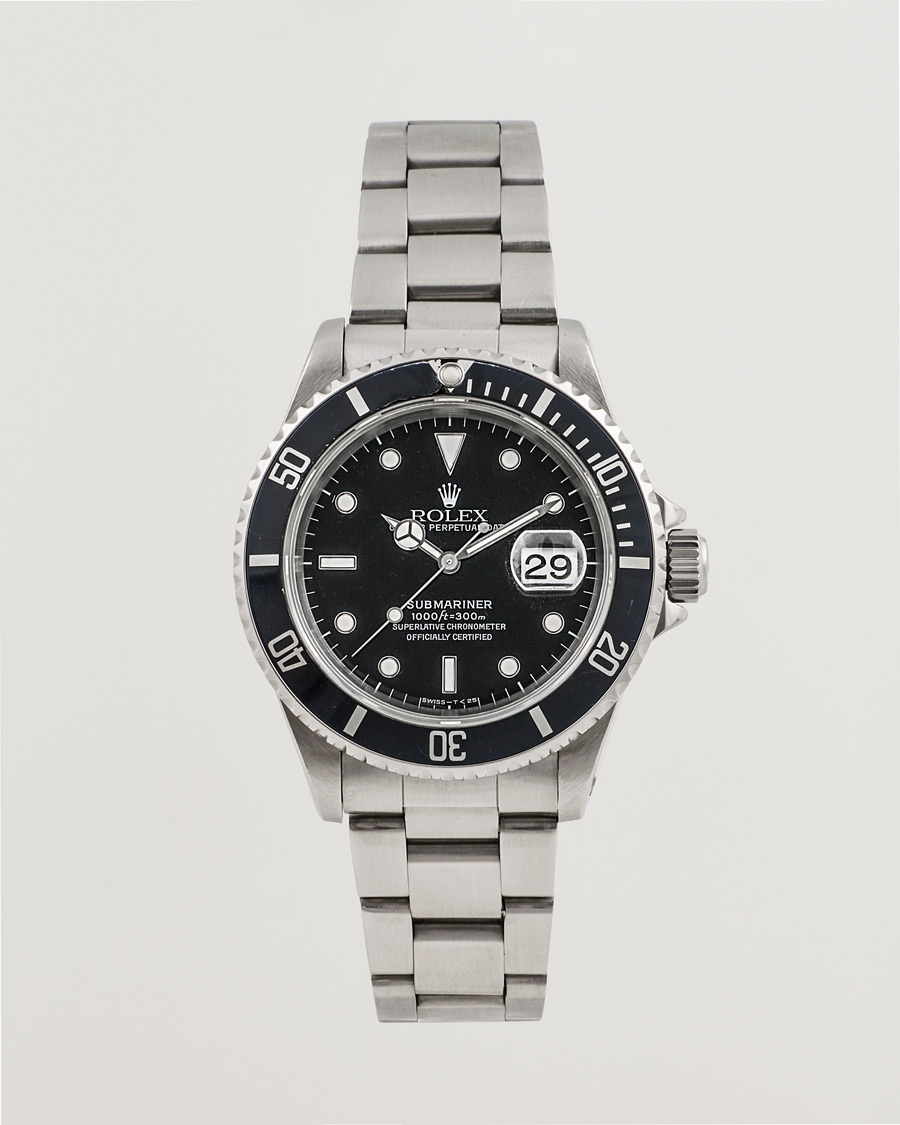 Herre | Rolex Pre-Owned Submariner 16610 Silver | Rolex Pre-Owned | Submariner 16610 Silver