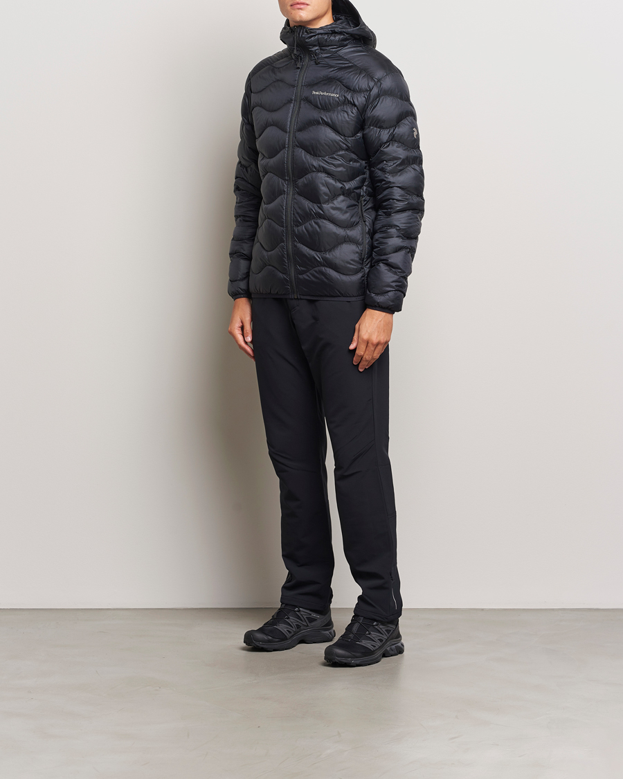 Herre | Jakker | Peak Performance | Helium Down Hooded Jacket Black