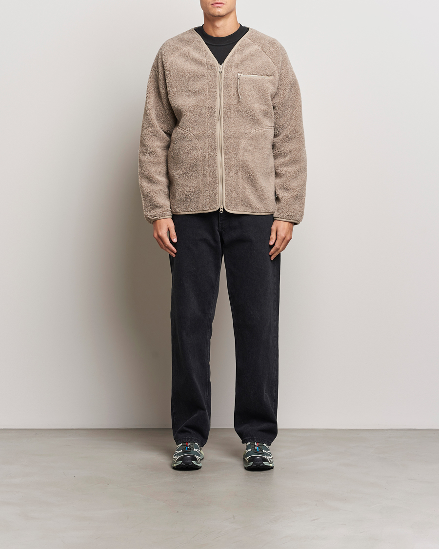 Herre | Gensere | Peak Performance | Heavy Pile Oversized Cardigan Avid Beige