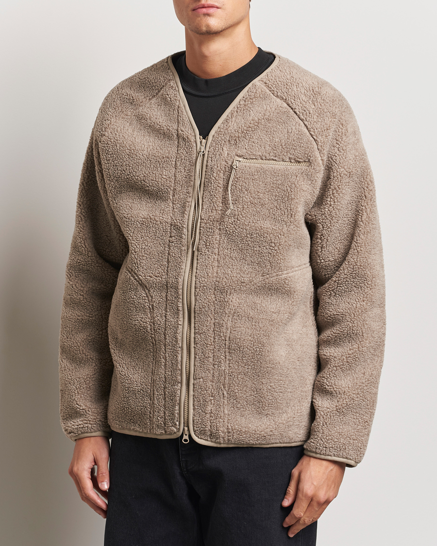 Herre | Gensere | Peak Performance | Heavy Pile Oversized Cardigan Avid Beige