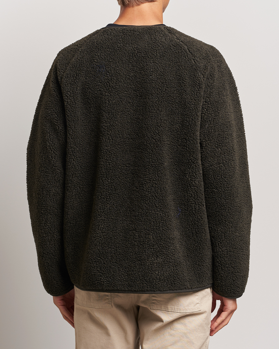 Herre | Gensere | Peak Performance | Heavy Pile Oversized Cardigan Olive Extreme