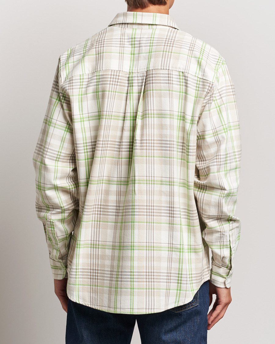 Herre | Skjorter | Peak Performance | Heavy Flannel Cotton Shirt Checked Beige