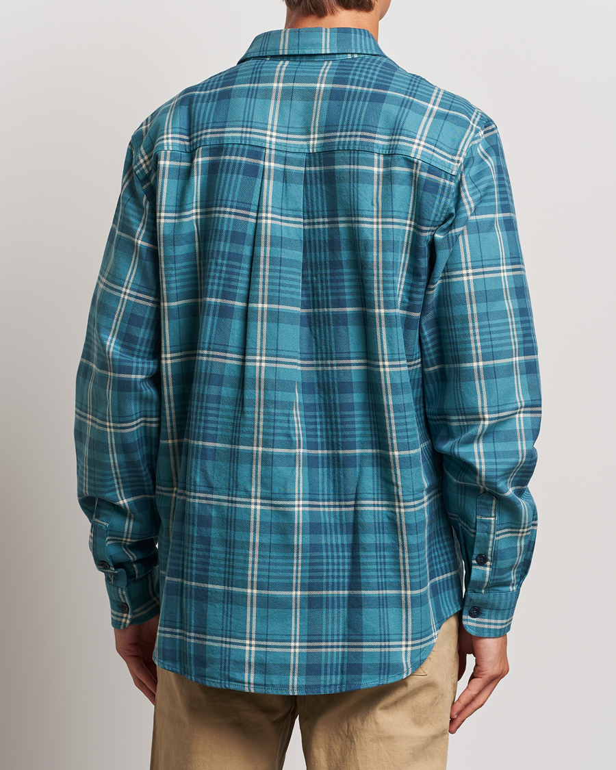 Herre | Skjorter | Peak Performance | Heavy Flannel Cotton Shirt Checked Blue