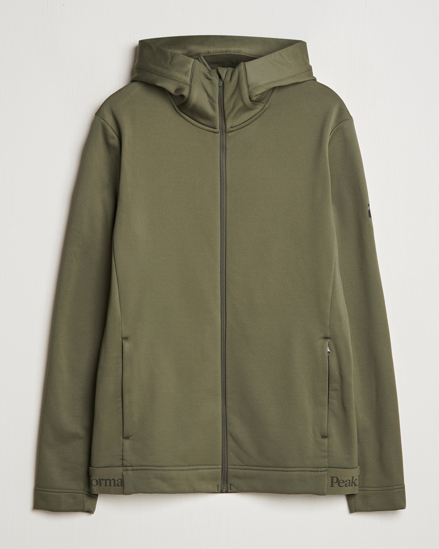 Herre | Gensere | Peak Performance | Rider Tech Zip Hood Pine Needle