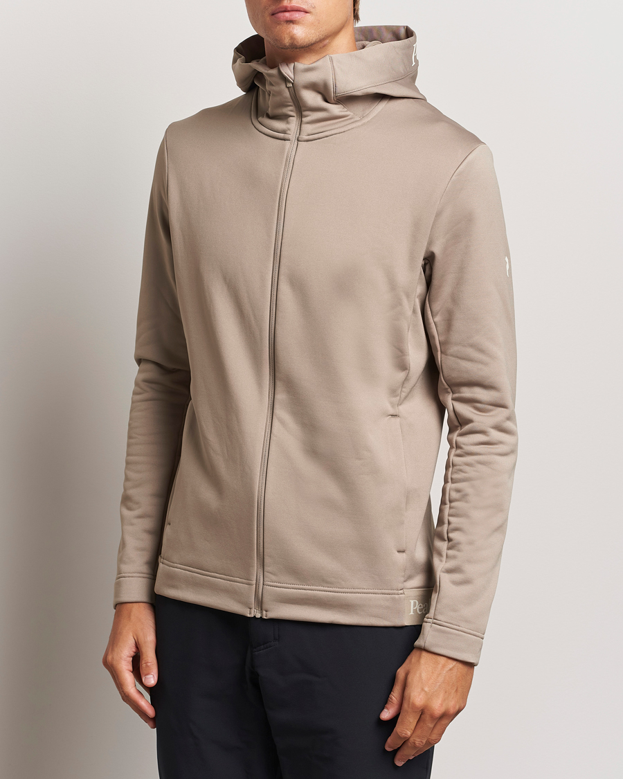 Herre | Gensere | Peak Performance | Rider Tech Zip Hood Avid Beige