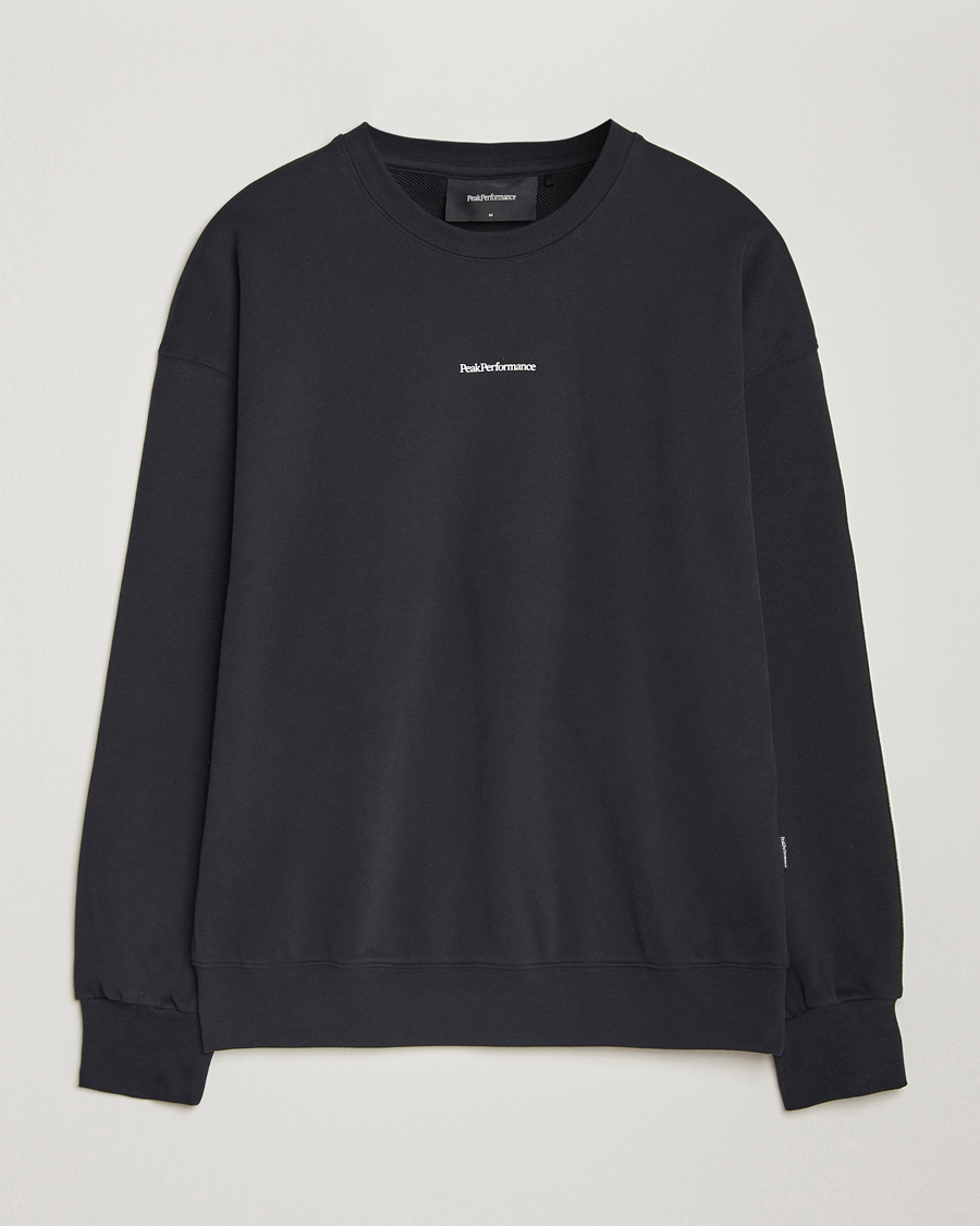 Herre | Gensere | Peak Performance | Original Terry Crew Sweatshirt Black