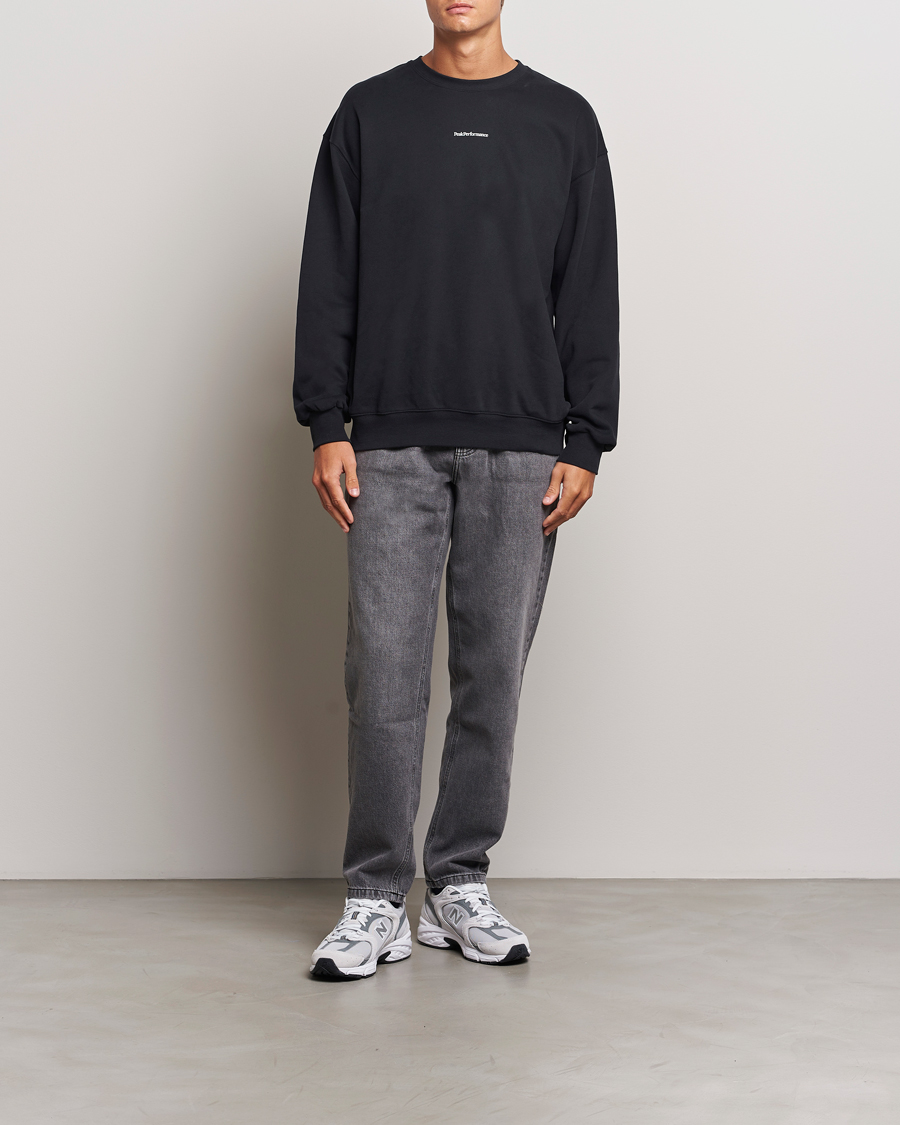 Herre | Gensere | Peak Performance | Original Terry Crew Sweatshirt Black