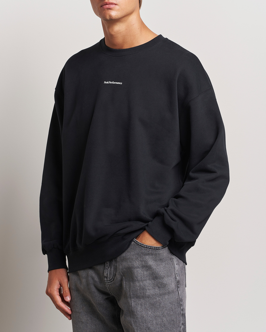 Herre | Gensere | Peak Performance | Original Terry Crew Sweatshirt Black