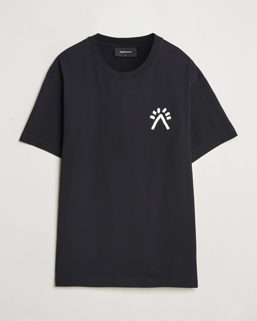 Herre | T-Shirts | Peak Performance | Graphic T-Shirt Black