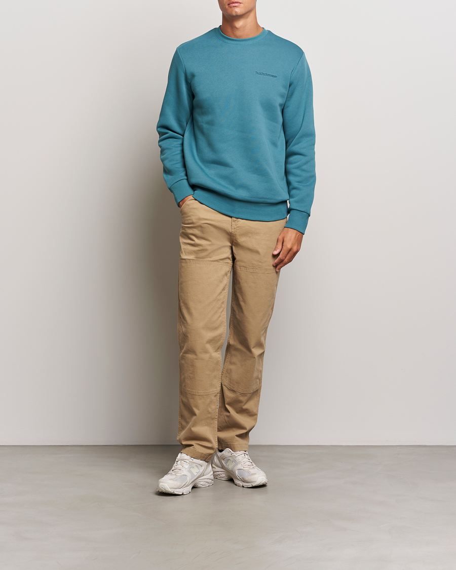 Herre | Gensere | Peak Performance | Original Logo Crew Neck Sweatshirt Hydro Fresh