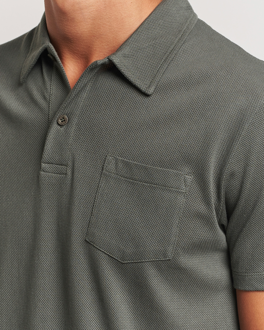 Herre | Pikéer | Sunspel | Riviera Polo Shirt Drill Green