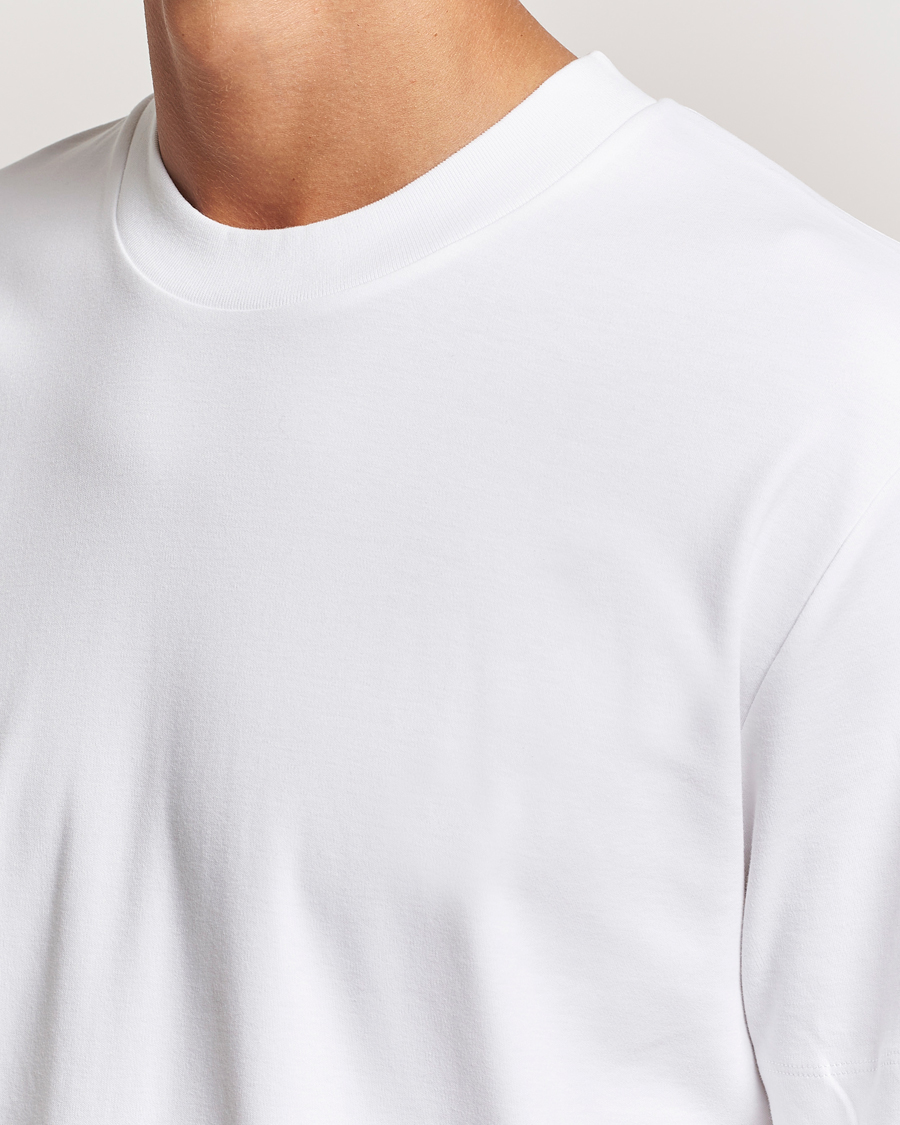 Herre | T-Shirts | Sunspel | Heavy Weight Supima Cotton T-Shirt White