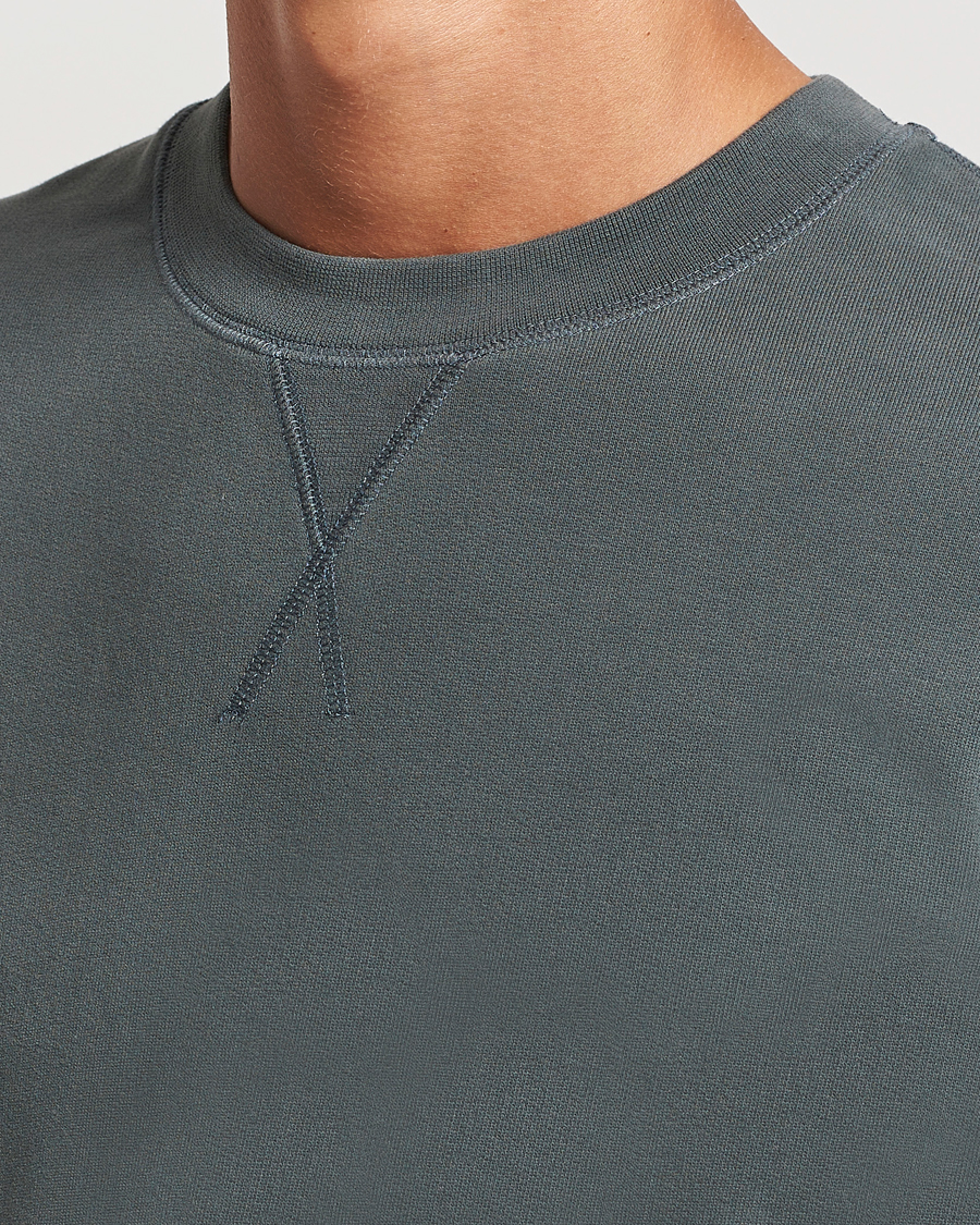 Herre | Gensere | Sunspel | Loopback Sweatshirt Drill Green