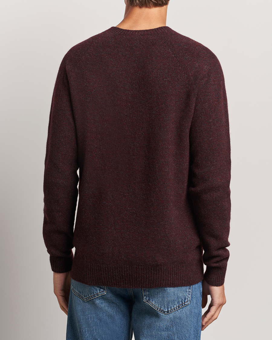 Herre | Gensere | Sunspel | Lambswool Crewneck Port Twist