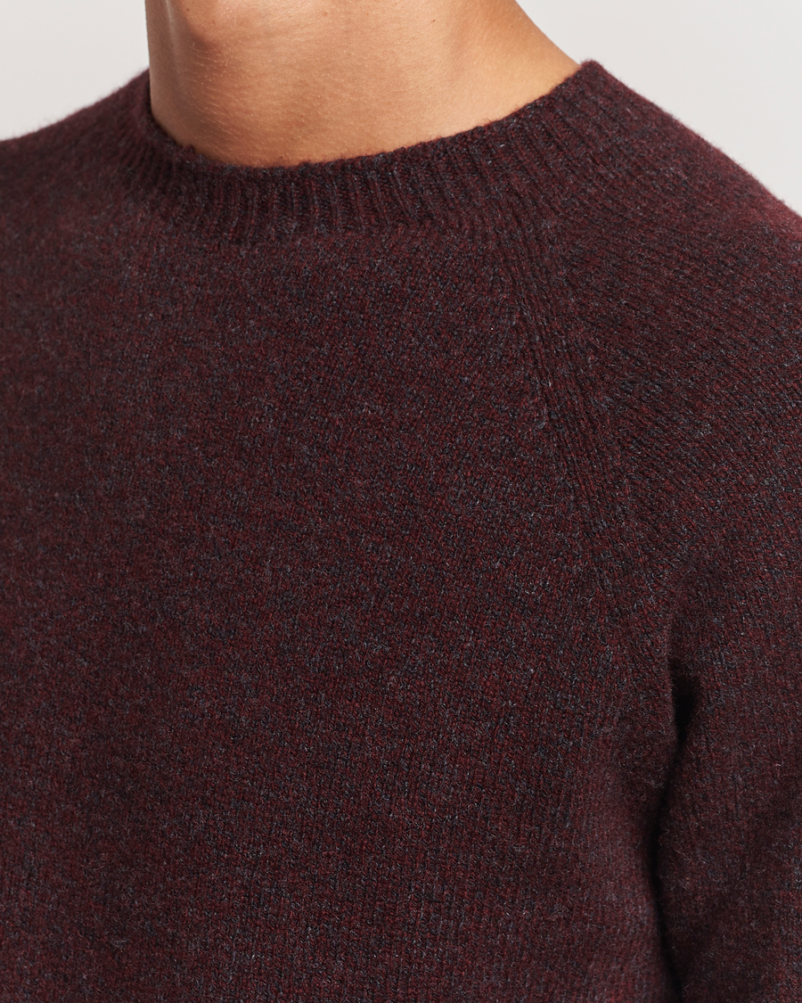 Herre | Gensere | Sunspel | Lambswool Crewneck Port Twist