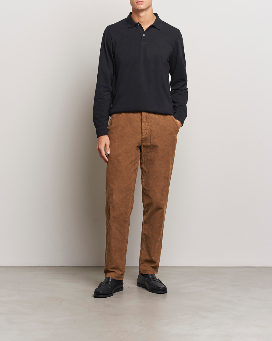 Herre | Bukser | Sunspel | Corduroy Chore Trousers Sandstone