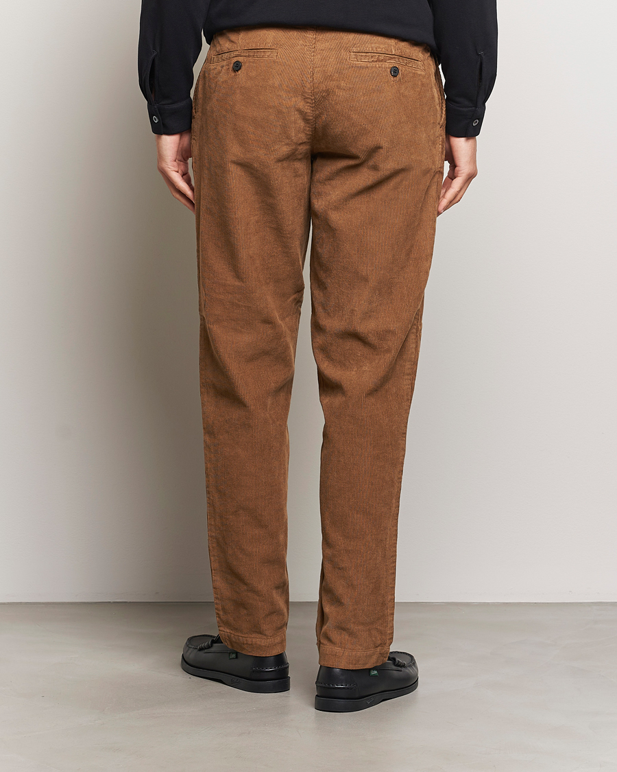 Herre | Bukser | Sunspel | Corduroy Chore Trousers Sandstone