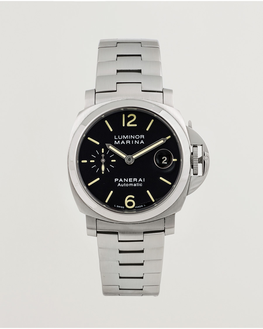 Herre | Panerai Pre-Owned LUMINOR MARINA PAM00298 Silver | Panerai Pre-Owned | LUMINOR MARINA PAM00298 Silver