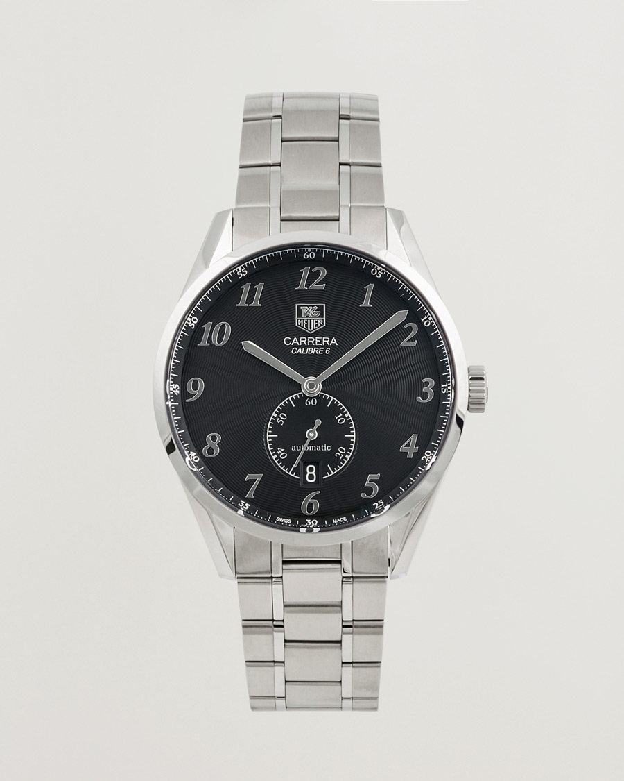 Herre | Tag Heuer Pre-Owned Carrera Calibre 6 WAS2110 Silver | Tag Heuer Pre-Owned | Carrera Calibre 6 WAS2110 Silver