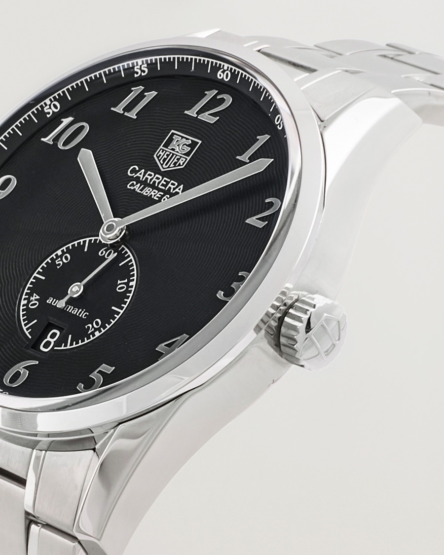 Herre | Tag Heuer Pre-Owned Carrera Calibre 6 WAS2110 Silver | Tag Heuer Pre-Owned | Carrera Calibre 6 WAS2110 Silver