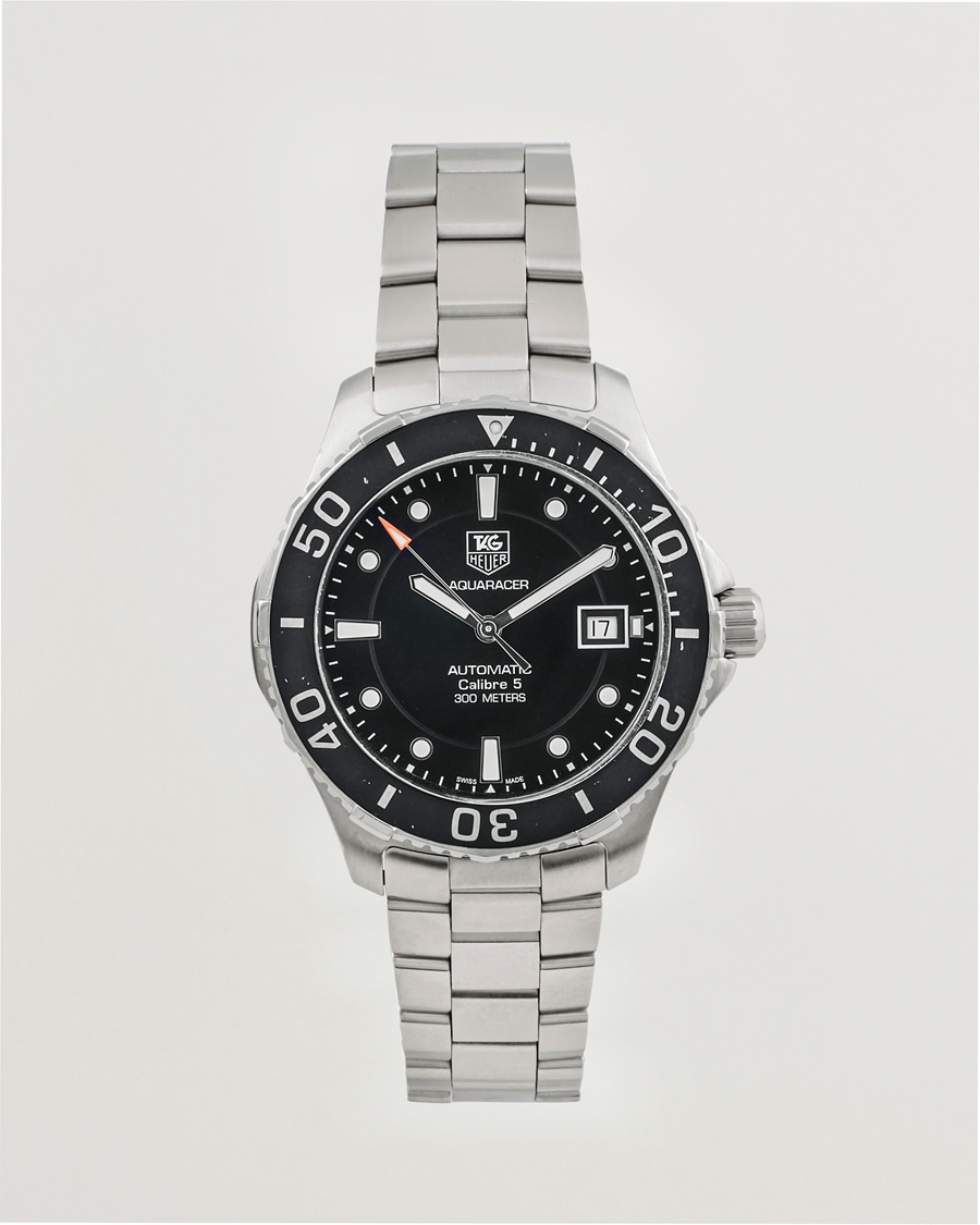 Herre | Tag Heuer Pre-Owned Aquaracer WAN2110 Silver | Tag Heuer Pre-Owned | Aquaracer WAN2110 Silver