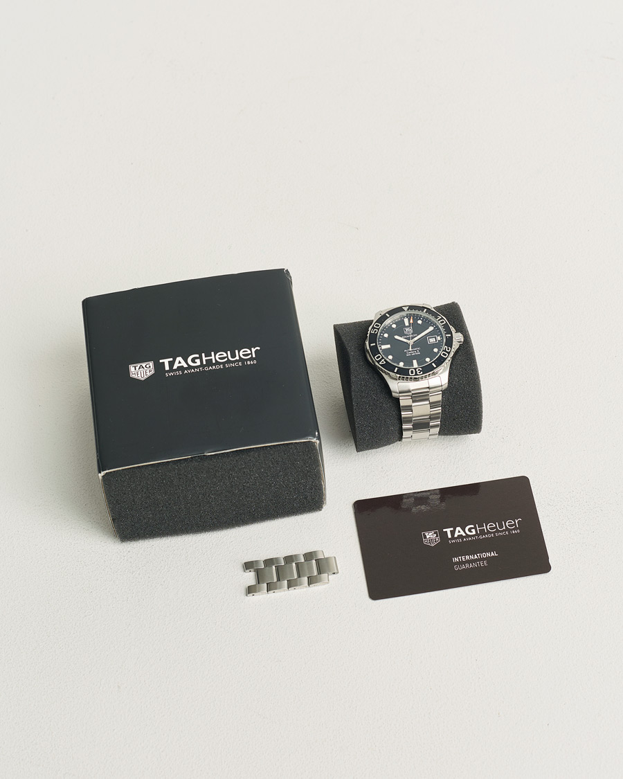 Herre | Tag Heuer Pre-Owned Aquaracer WAN2110 Silver | Tag Heuer Pre-Owned | Aquaracer WAN2110 Silver
