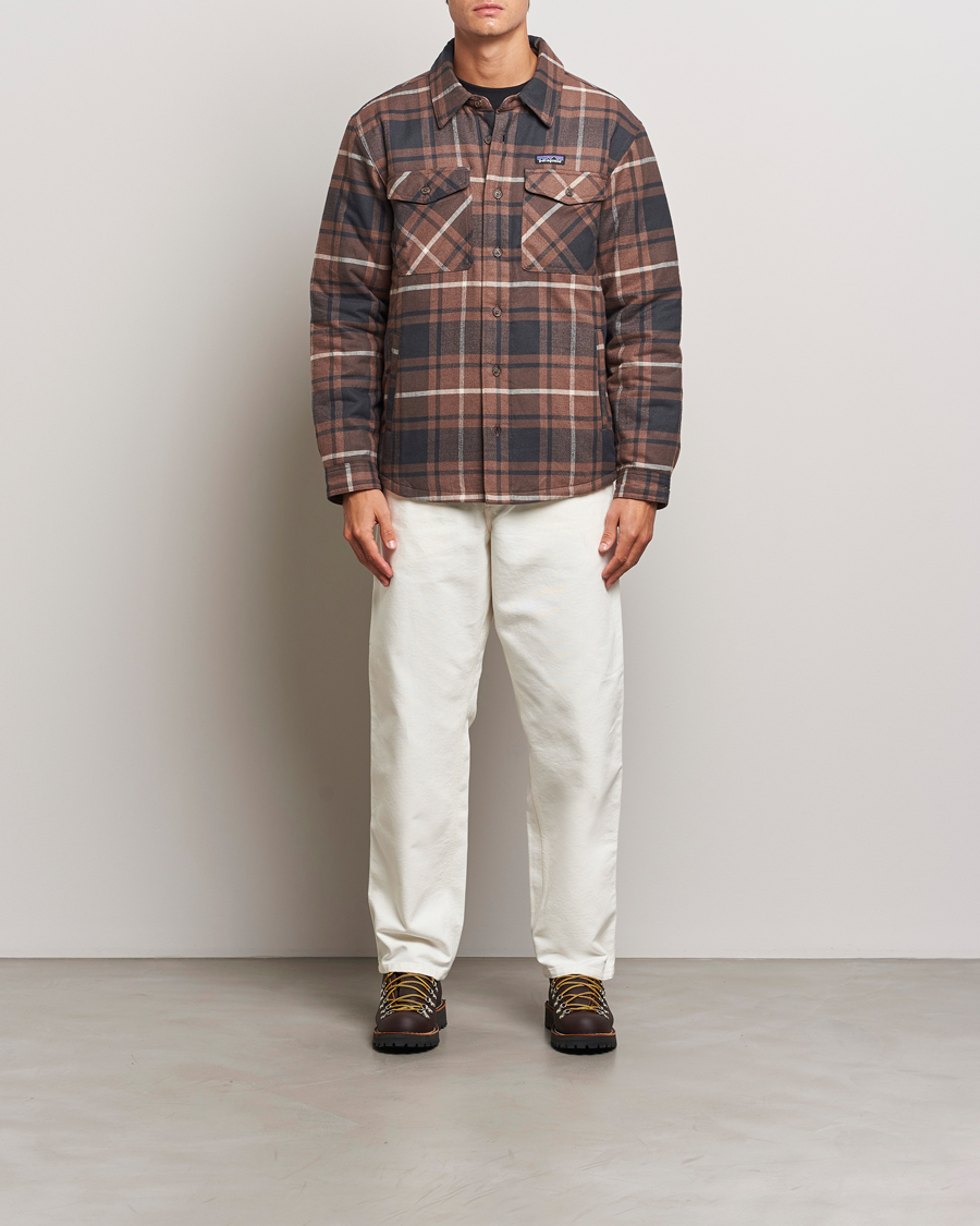 Herre | Skjorter | Patagonia | Lightweigt Insulated Fjord Flannel Shirt Brown