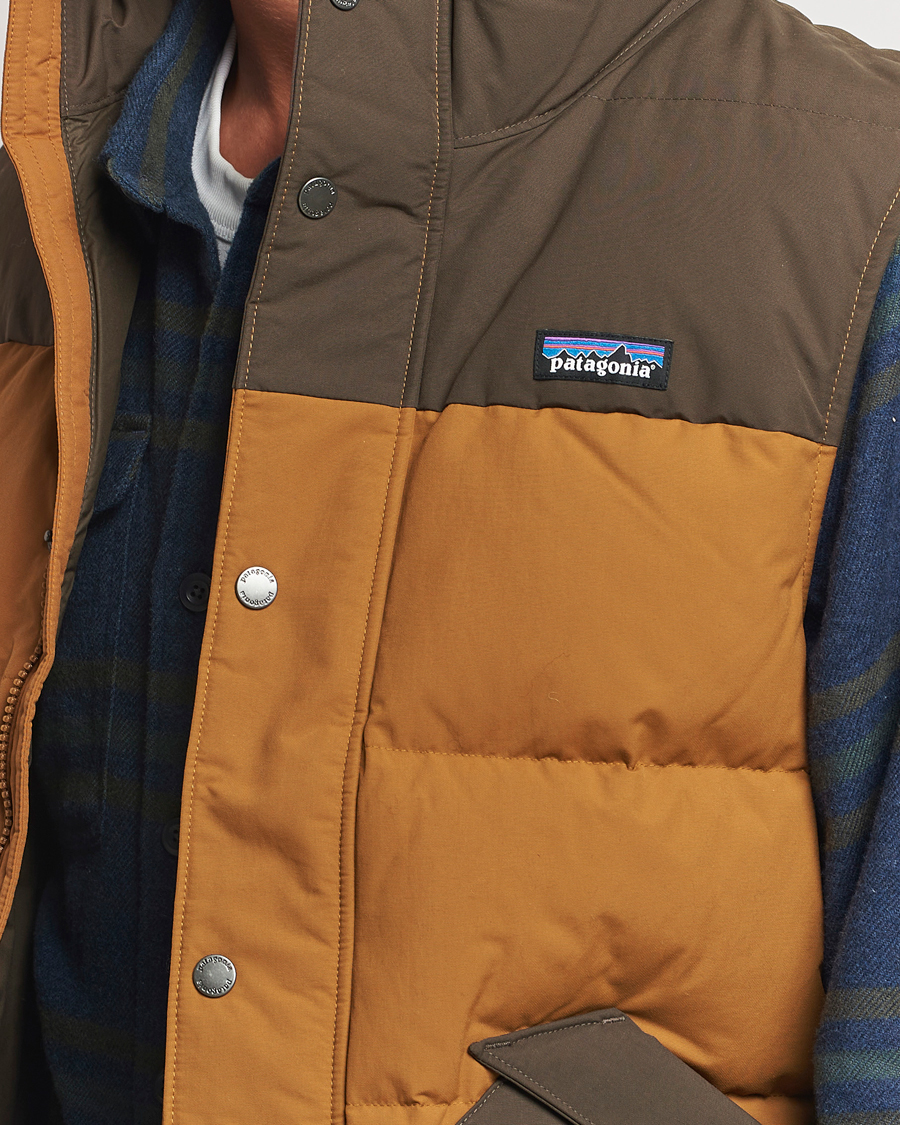 Herre | Jakker | Patagonia | Downdrift Vest Brown