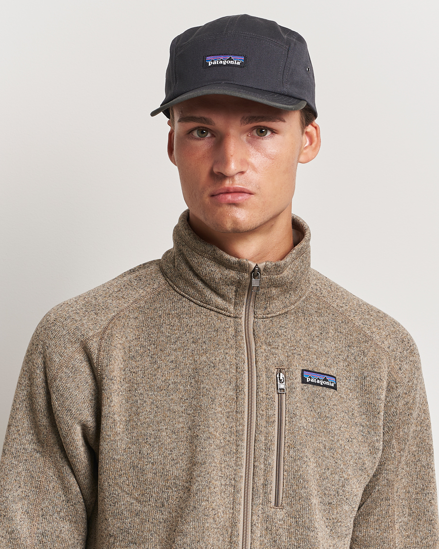 Herre | Patagonia P-6 Label Maclure Hat Ink Black | Patagonia | P-6 Label Maclure Hat Ink Black