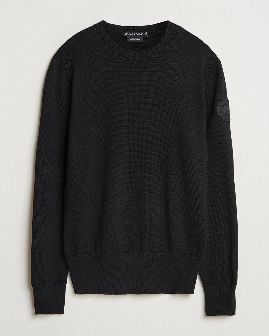 Herre | Gensere | Canada Goose Black Label | Canada Goose Rosseau Crew Neck Black
