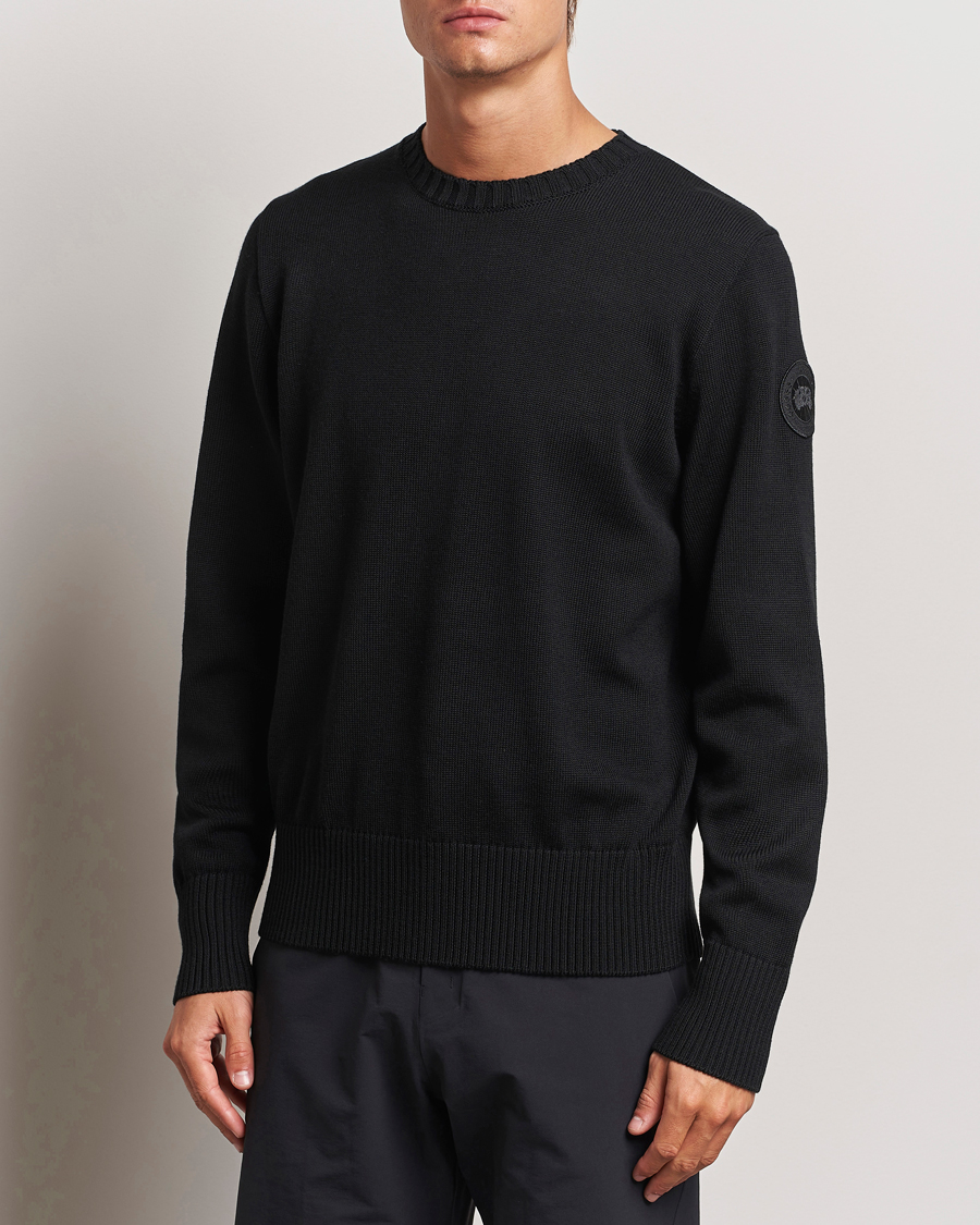Herre | Gensere | Canada Goose Black Label | Canada Goose Rosseau Crew Neck Black
