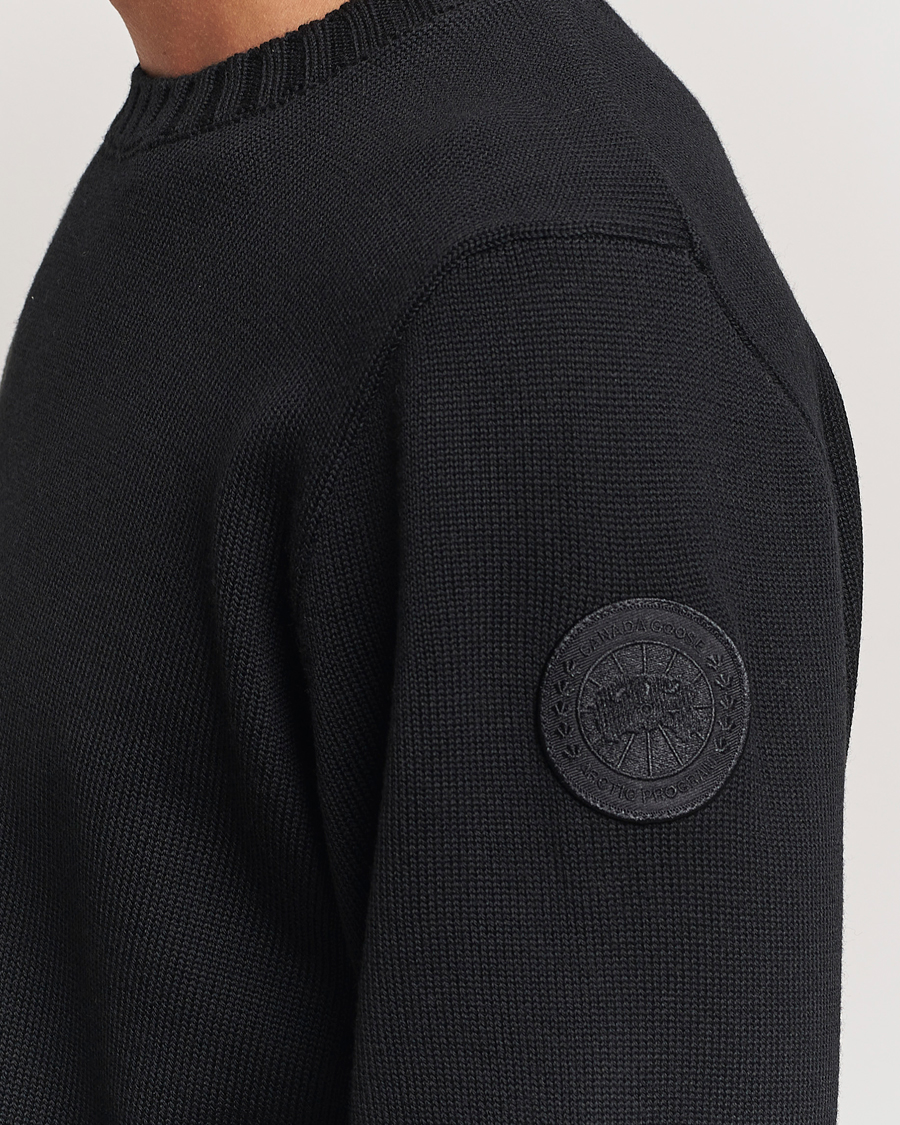 Herre | Gensere | Canada Goose Black Label | Canada Goose Rosseau Crew Neck Black