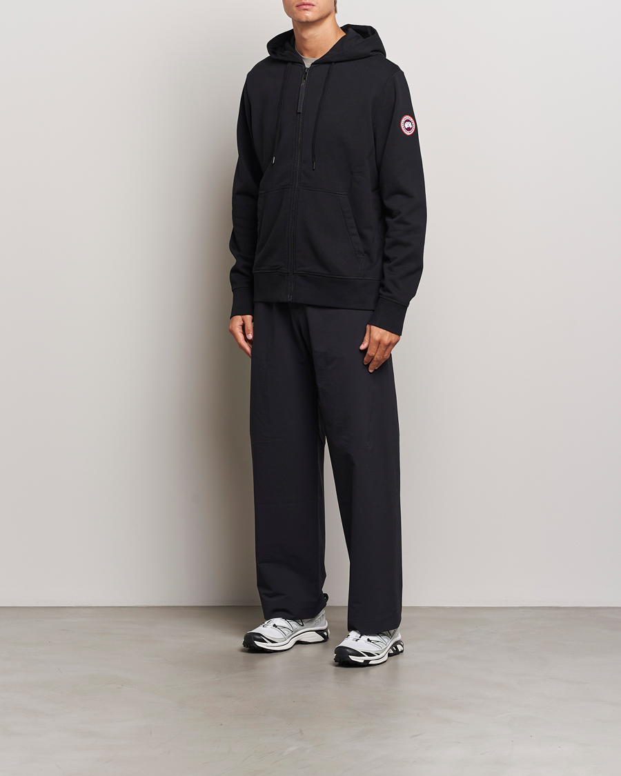 Herre | Gensere | Canada Goose | Huron Full Zip Hoodie Black