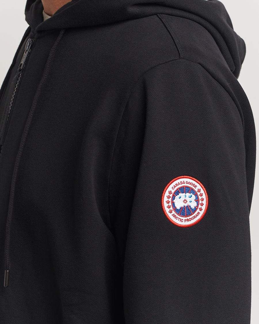Herre | Gensere | Canada Goose | Huron Full Zip Hoodie Black