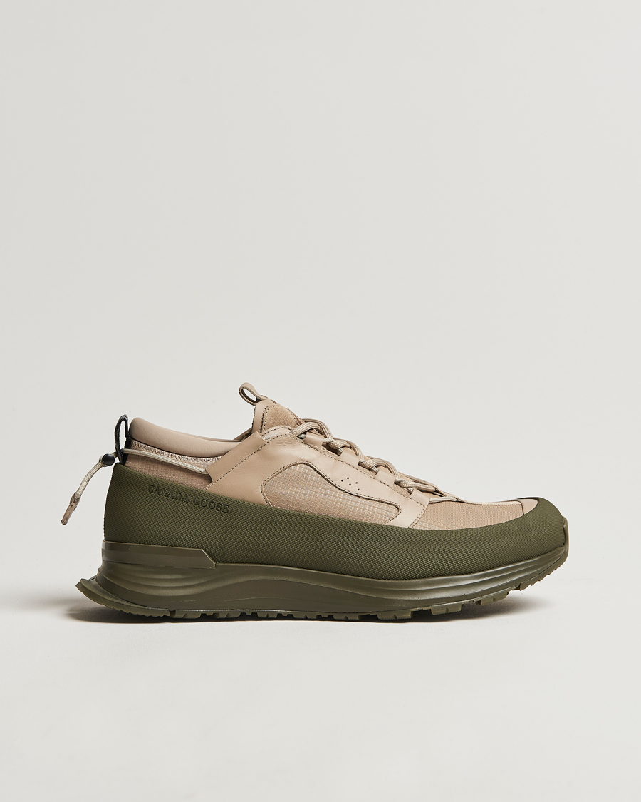 Herre | Canada Goose Glacier Trail Sneaker Tan/Military Green | Canada Goose | Glacier Trail Sneaker Tan/Military Green