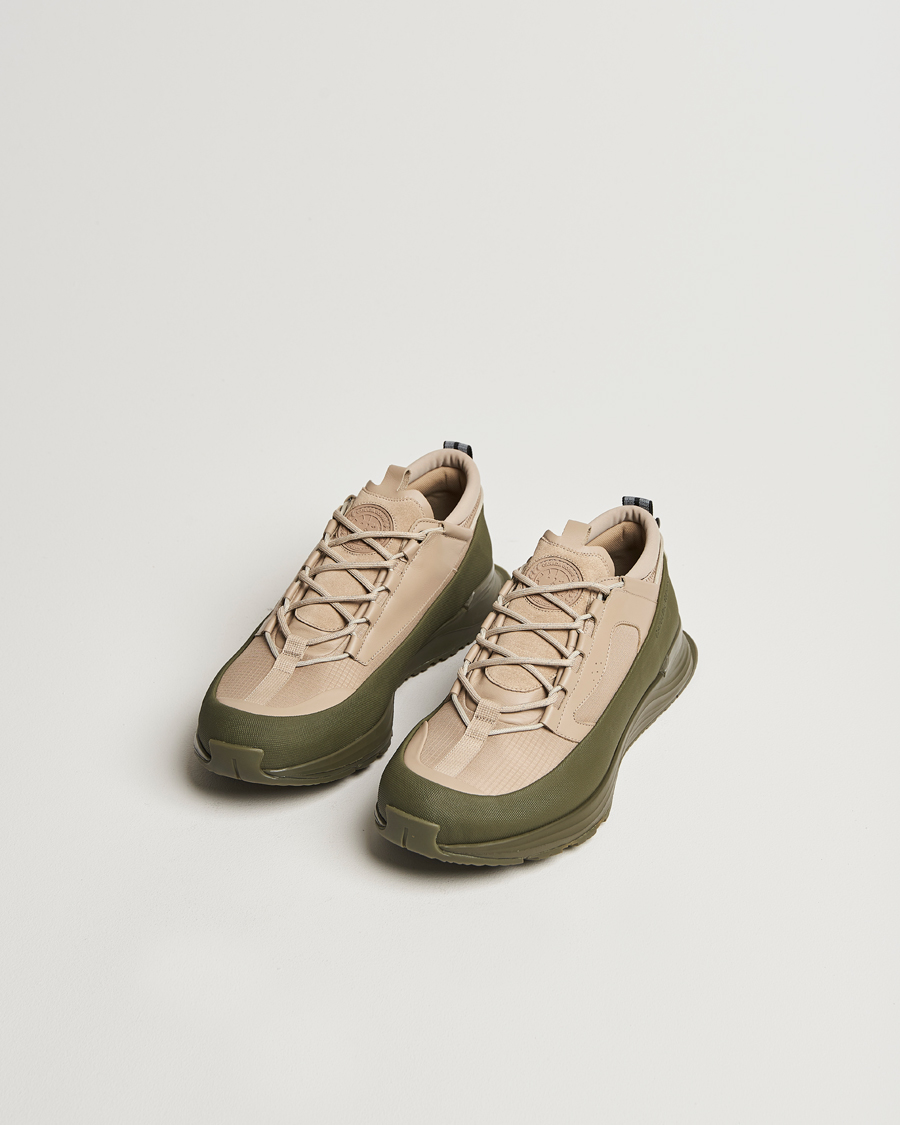 Herre | Canada Goose Glacier Trail Sneaker Tan/Military Green | Canada Goose | Glacier Trail Sneaker Tan/Military Green
