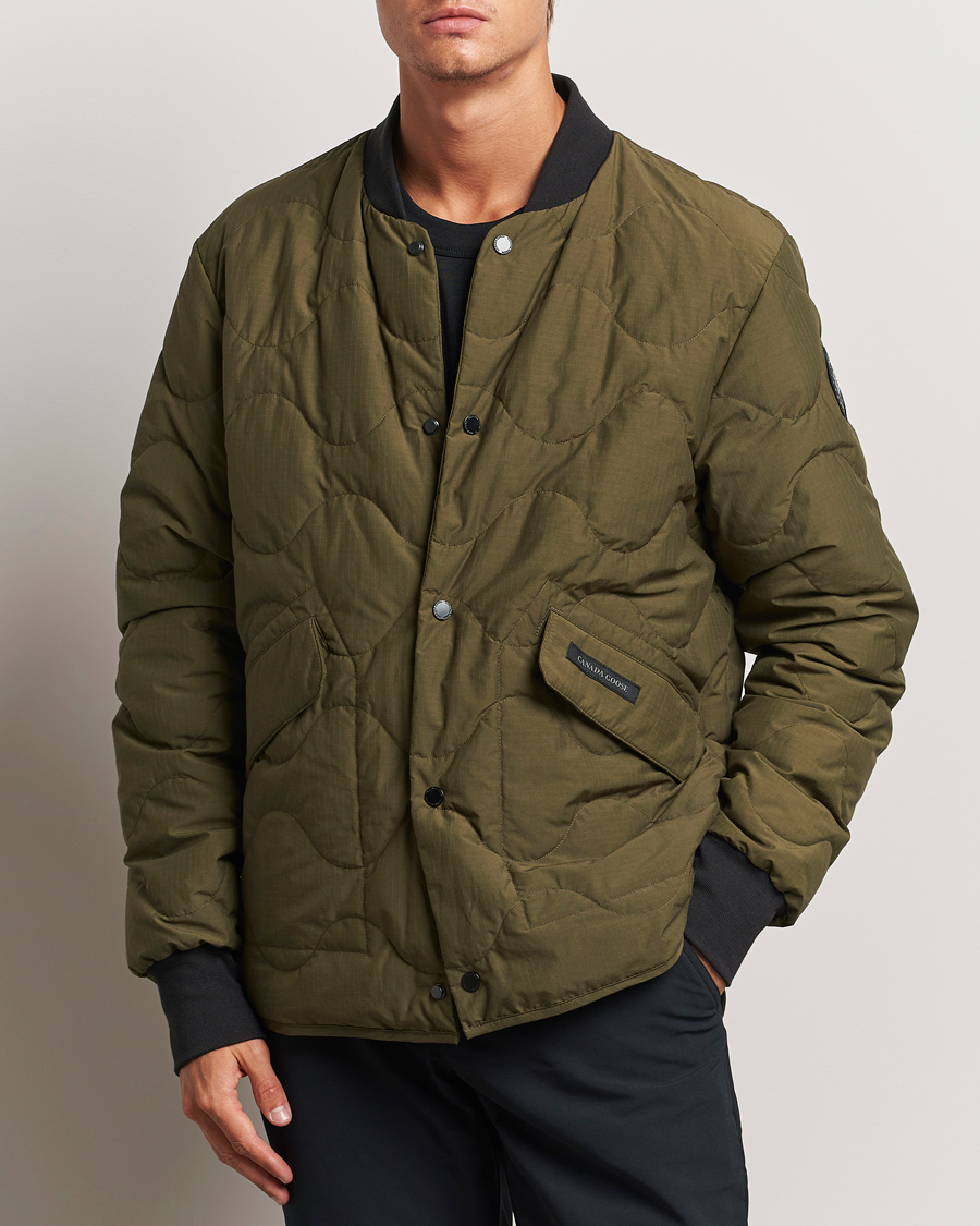 Herre | Jakker | Canada Goose Black Label | Boswell Reversible Jacket Military Green