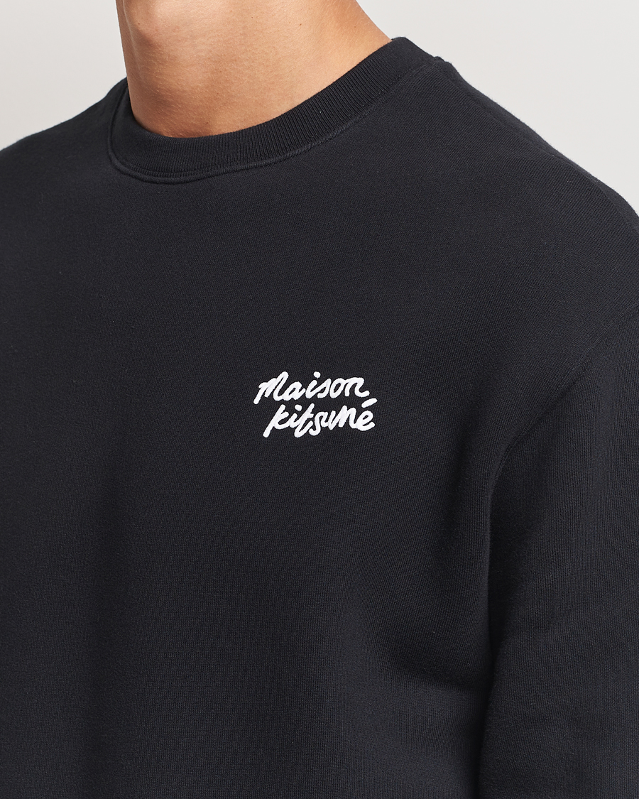 Herre | Gensere | Maison Kitsuné | Mini Handwriting Sweatshirt Black
