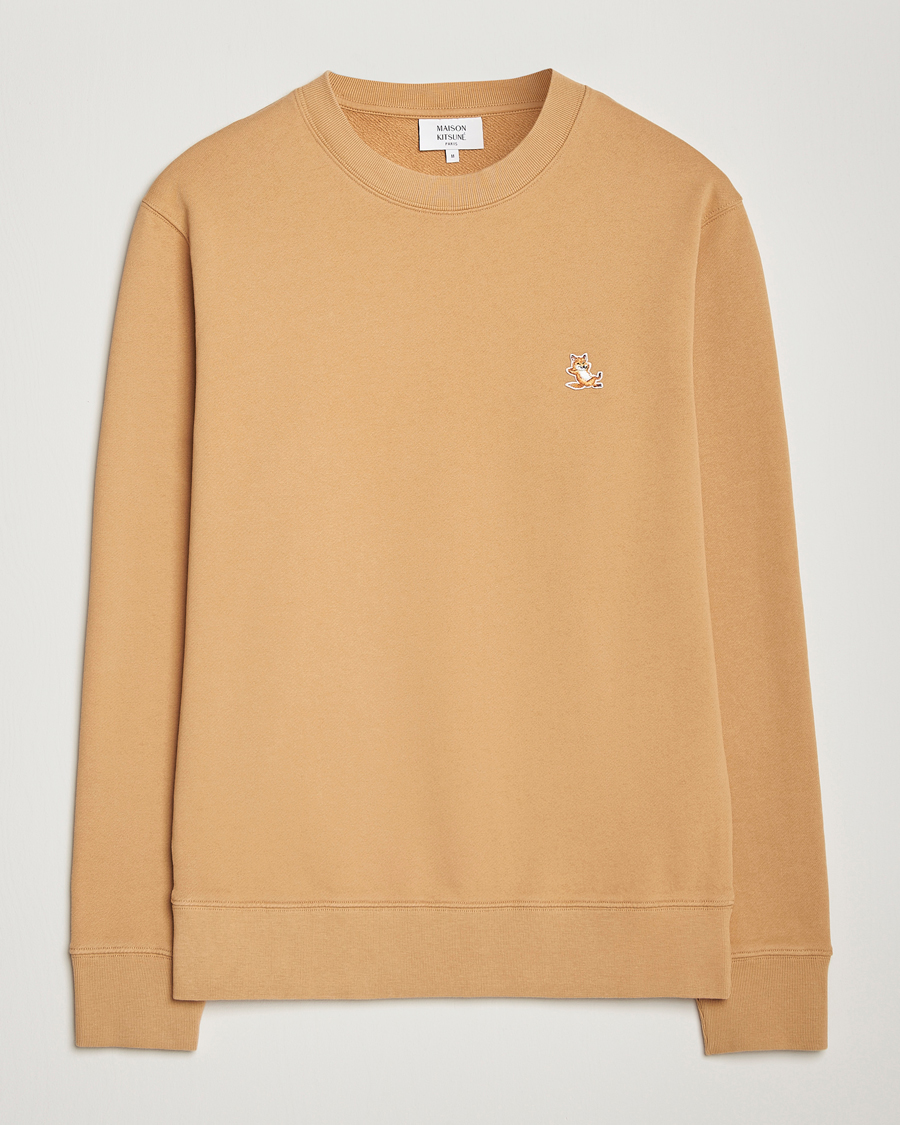 Herre | Gensere | Maison Kitsuné | Chillax Fox Sweatshirt Chamomile Beige