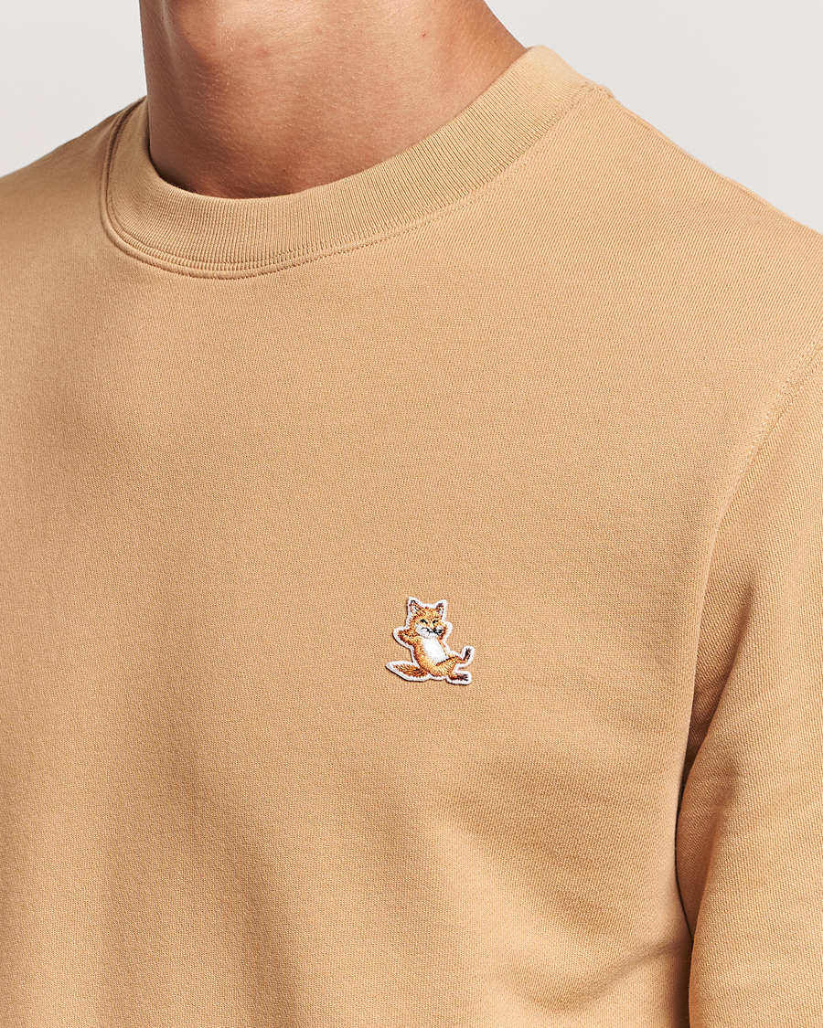Herre | Gensere | Maison Kitsuné | Chillax Fox Sweatshirt Chamomile Beige