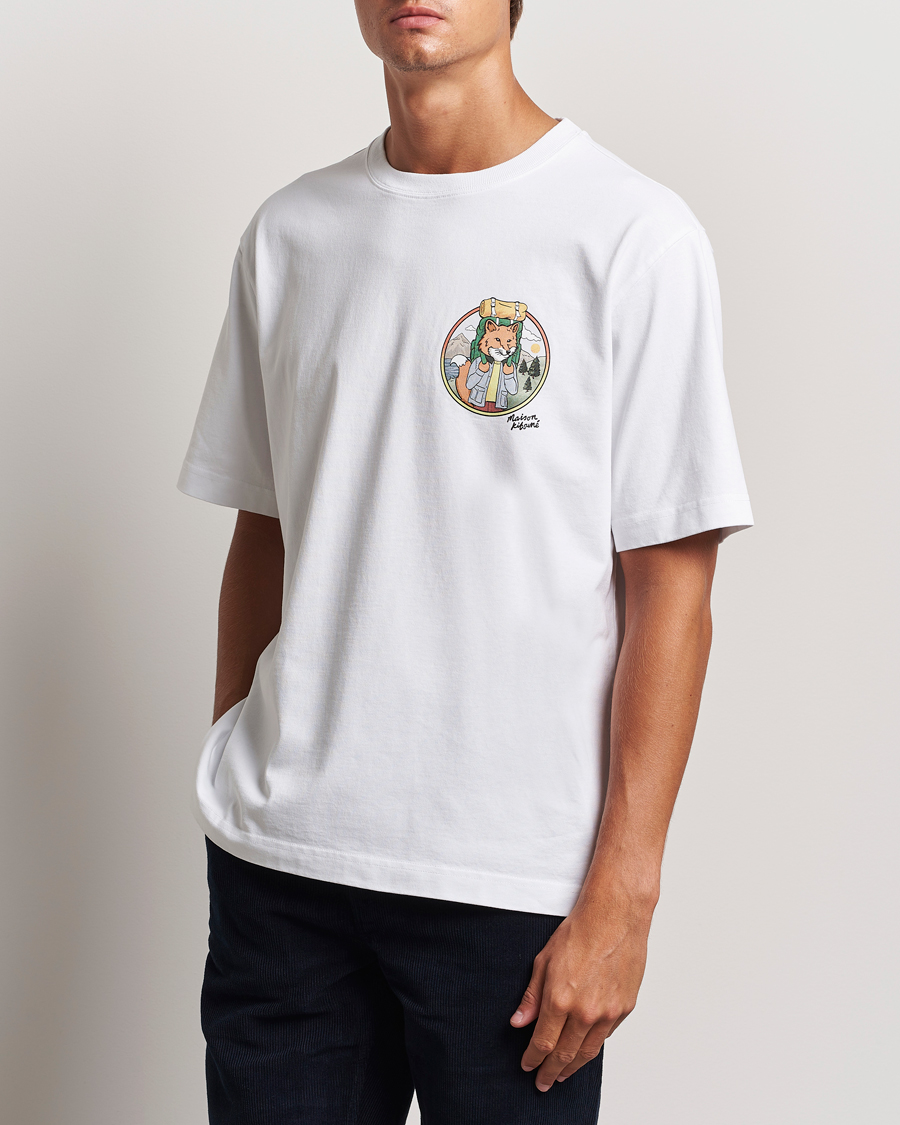 Herre | T-Shirts | Maison Kitsuné | Rambling Fox T-Shirt White