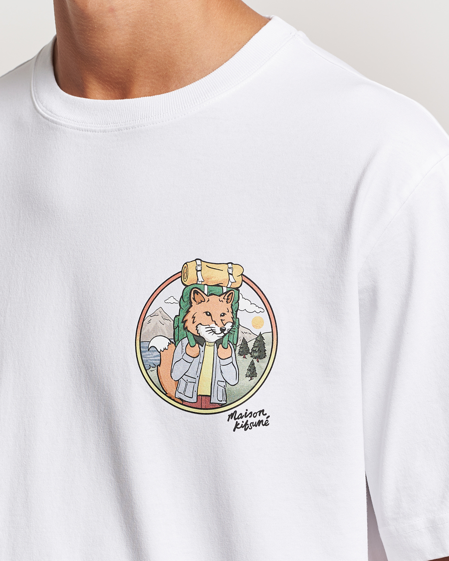 Herre | T-Shirts | Maison Kitsuné | Rambling Fox T-Shirt White