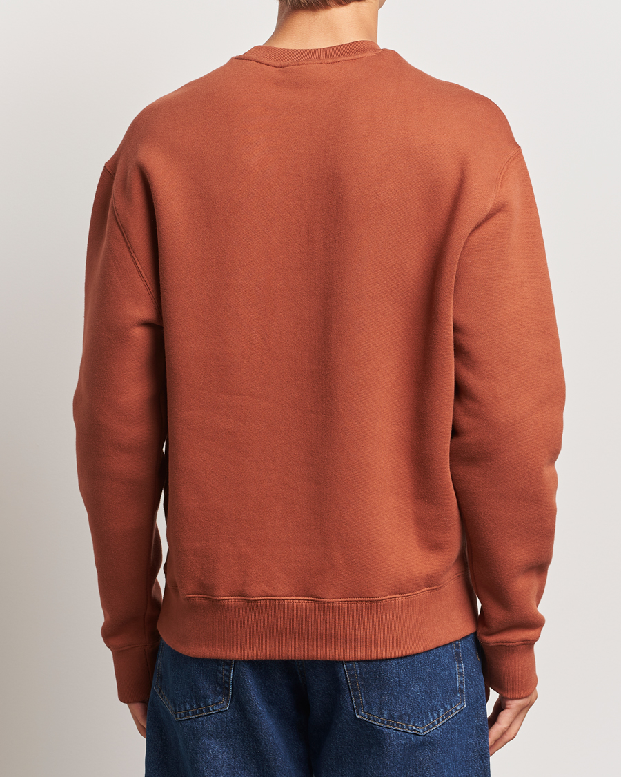 Herre | Gensere | Maison Kitsuné | Gingham Handwriting Sweatshirt Pecan