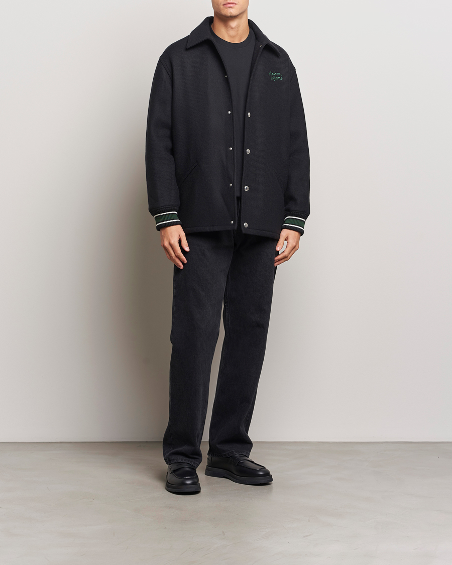 Herre | Jakker | Maison Kitsuné | Varsity Jacket Black