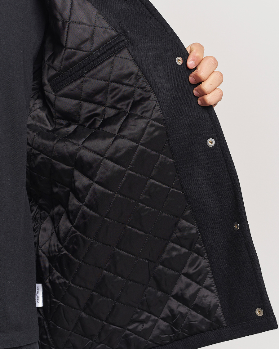 Herre | Jakker | Maison Kitsuné | Varsity Jacket Black