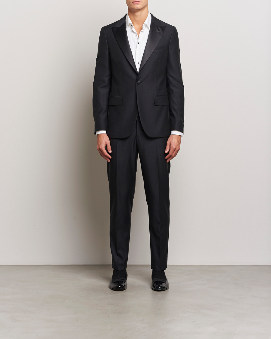 Herre | Dresser | Boglioli | Milano Single Breasted Tuxedo Black