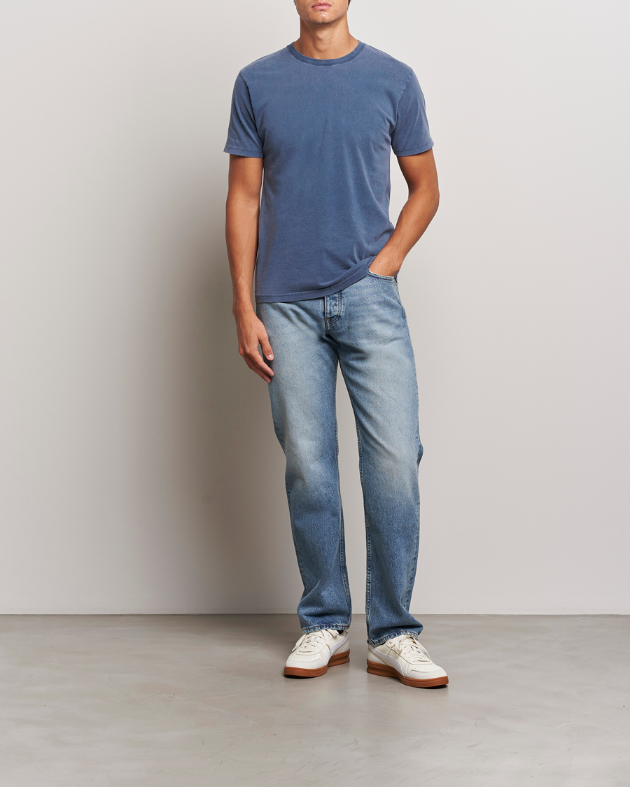 Herre | T-Shirts | Colorful Standard | Classic Organic T-Shirt Neptune Blue
