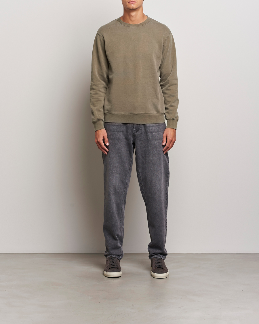 Herre | Gensere | Colorful Standard | Classic Organic Crew Neck Sweat Misty Brown