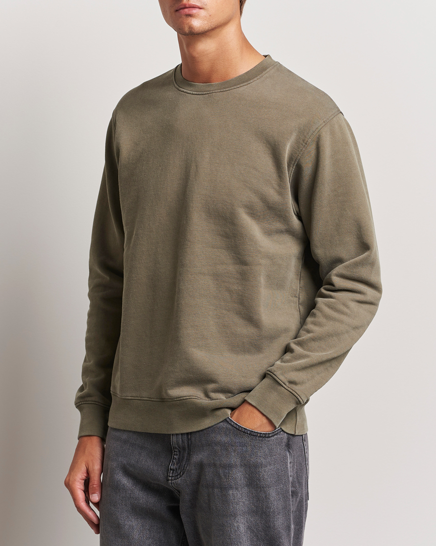 Herre | Gensere | Colorful Standard | Classic Organic Crew Neck Sweat Misty Brown