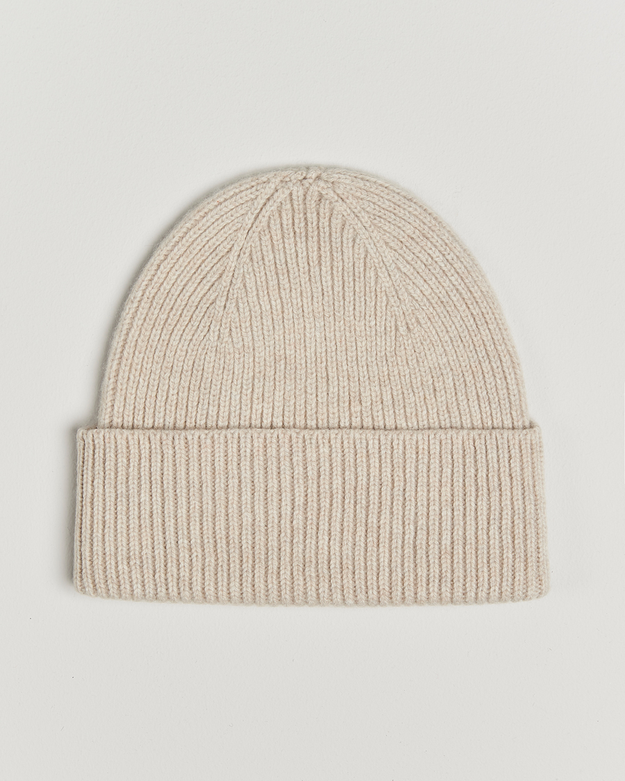Herre | Colorful Standard Merino Wool Beanie Ivory White | Colorful Standard | Merino Wool Beanie Ivory White